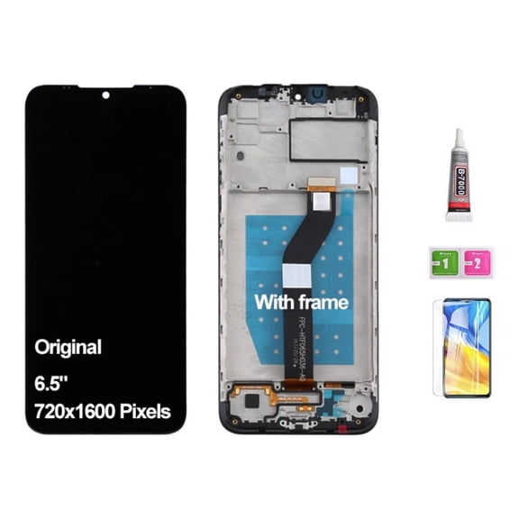 LCD Screen With Frame for Moto G8 Power Lite