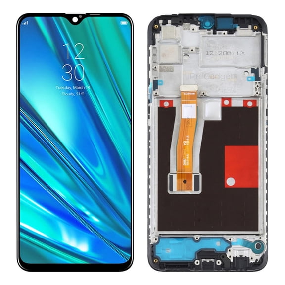 LCD Screen With Frame for Realme 5 Pro Rmx1971 Rmx1973