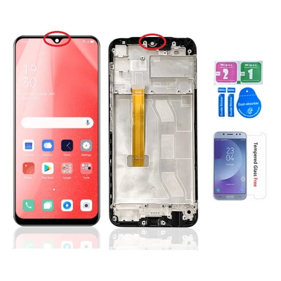 LCD Screen With Frame for Realme 7i Rmx2193