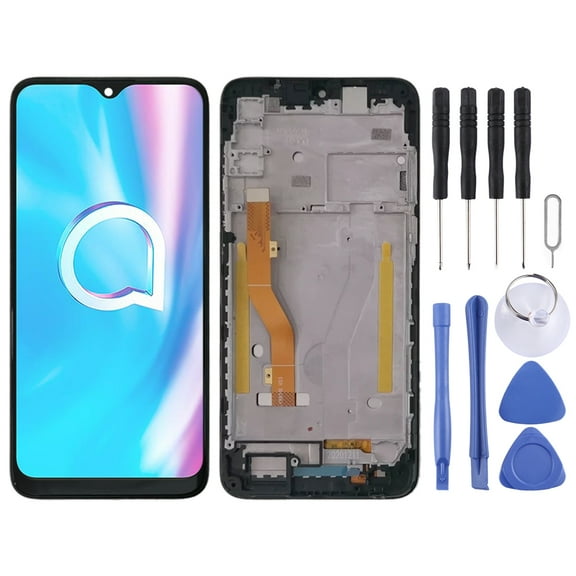 LCD Screen and Digitizer Full Assembly With Frame for Alcatel 1SE 2020 OT5030 5030 5030D