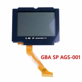 LCD Screen for Game Boy Advance SP for GBA SP AGS 001 Console, Replacement Game Console Gamepad LCD Display Screen, Easy Installation