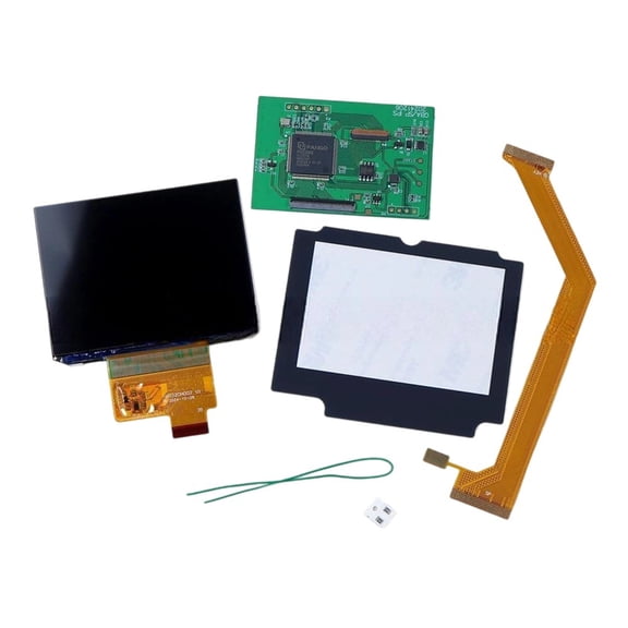 LCD IPS Backlight Screen Game Console Modification Kit Highlight LCD Screen for SP Repair Parts Easy Installation
