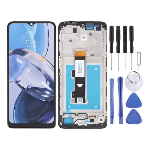 LCD Screen with Frame for Motorola Moto E22/e22i for Moto