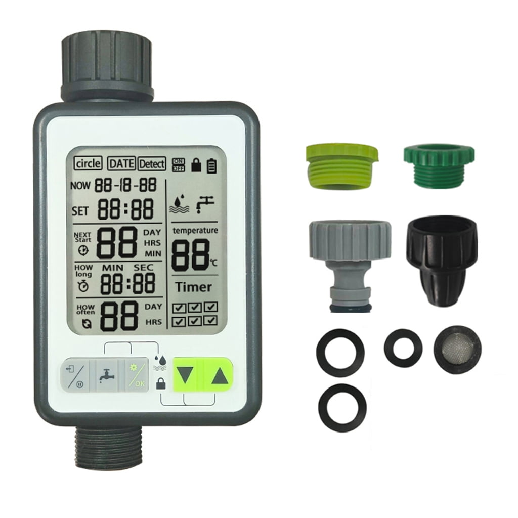 Springkler Sensor LCD Sprinkler Timer Outdoor Irrigation Water Garden Rain Sensors Auto ...