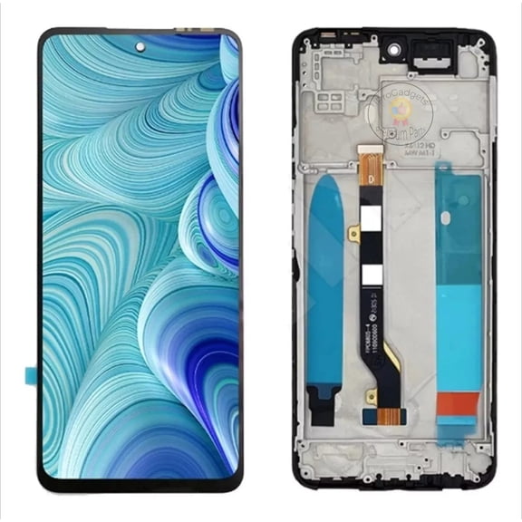 LCD Touch Screen With Frame For Infinix Hot 11s X6812