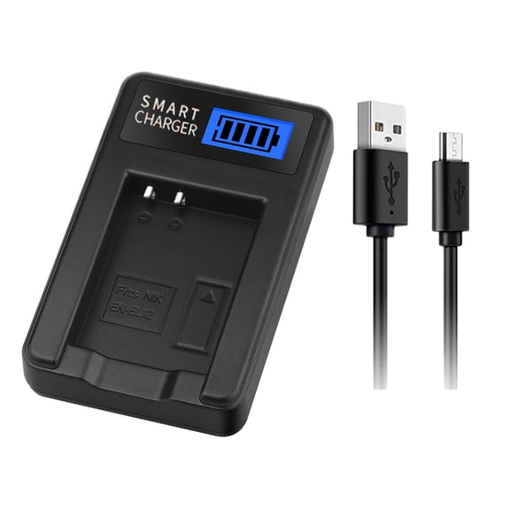 LCD USB EN-EL12 Replacement Charger for S70 S710 S8000 S800C S8100 S8100s S8200 S9050 S9100 Cameras Batteries