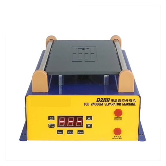 LCD Vacuum Separator D200 Screen Splitter Machine for Mobile Phone Screen Removal Heating Table Repair Tool