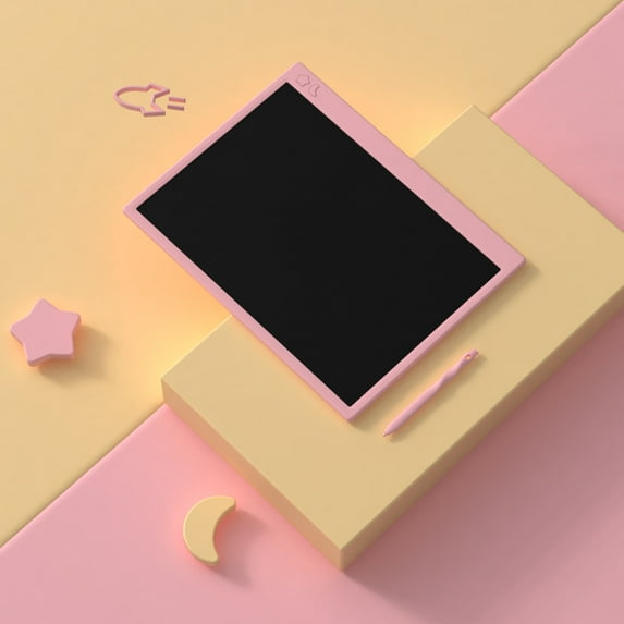 LCD Writing Board for Adults and Children 16 Inch Drawing Boards, Erasable Electronic LCD Writing Tablet Drawing Tablet Suitable for Office, Memos and Notes (Pink)