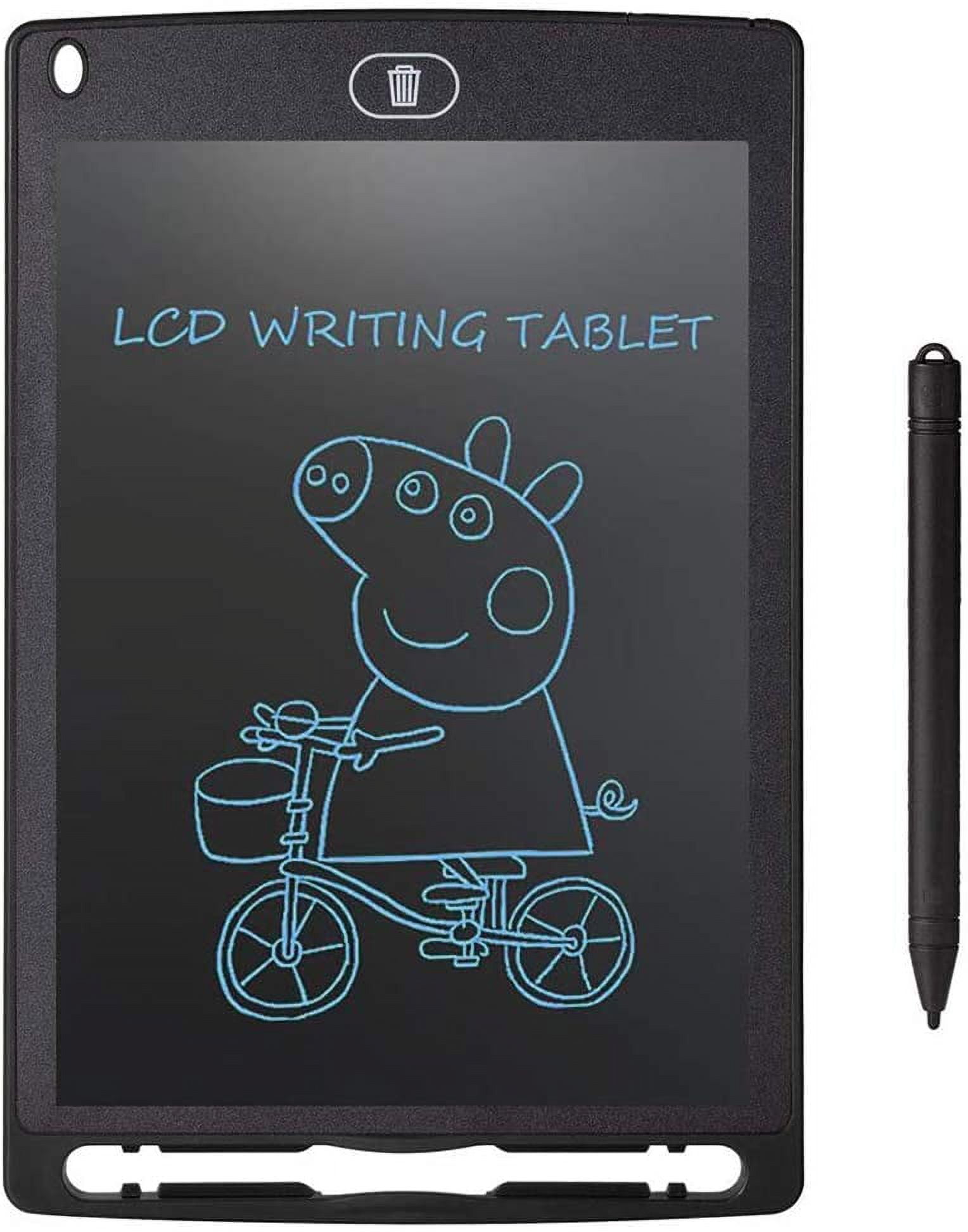 LCD Writing Drawing Tablet Kids Pad Doodle Board, 8.5Inch Early Puzzle  Education Electronic Drawing Tablets Writing Pad with Lock Erase Button for  Kids Adults at Home School Office, Black 