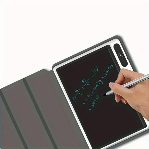 LCD Writing Tablet 10.1 Inch with Protective Leather Case, Electronic Notepad for Adults