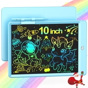 LCD Writing Tablet, 10 Inch Colorful Doodle Board Drawing Pad for Kids, Car Trip Educational Toys, Erasable Electronic Drawing Pads, Birthday Gift for Age 3 to 8 Year Old Boys Girls