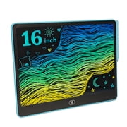 LCD Writing Tablet Kids Toys,16 inch Colorful Toddler Drawing Pad Doodle Board Erasable,Educational Learning Toys Birthday Gifts for Girls Boys,Blue