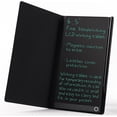thumbnail image 1 of LCD Writing Tablet for Adult: 6.5 Inch Full Screen Mini Digital Notepad Reusable Small Writing Pad with Hall Switch and Leather Case Portable Use for Office Study Teaching, 1 of 5
