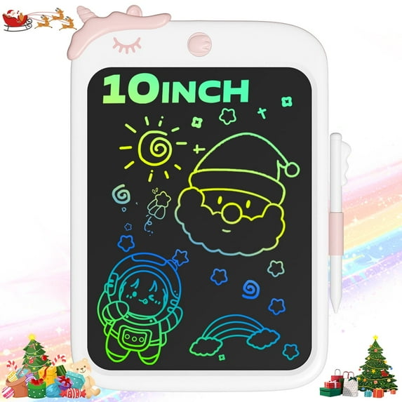 LCD Writing Tablet, Doodle Boards for Kids, Colorful Toddler Doodle Board Drawing Tablet, Erasable Reusable Drawing Pads, Educational and Learning Toys for Kids