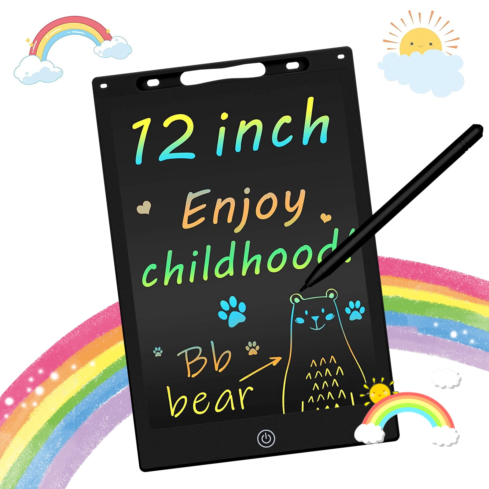 LCD Writing Tablet, EEEkit 12in Electronic Writing Board, Erasable Drawing  Doodle Pad for Over 3-Year-Old Kids - Pink