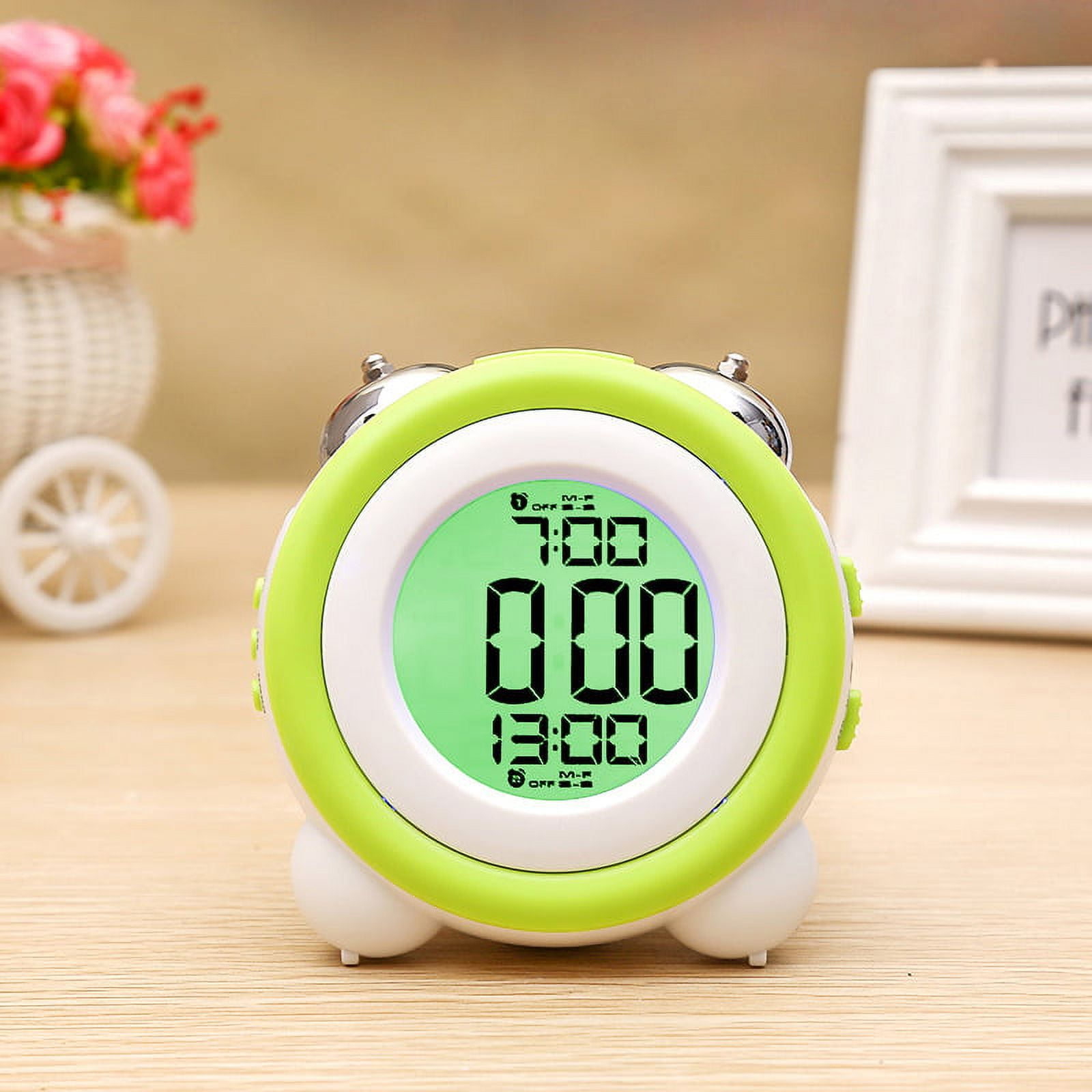 LCD display electronic clock clock bedroom living room Bell digital