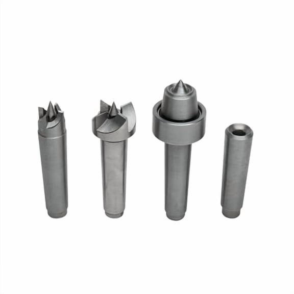 LCENT4 Wood Lathe Drive Center 4pc Set, 2MT Mount