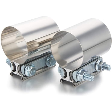 LCGP 2 Pcs 45 Degree Exhaust Tube - 2.25" OD, Mandrel Bent For Custom Exhaust Systems