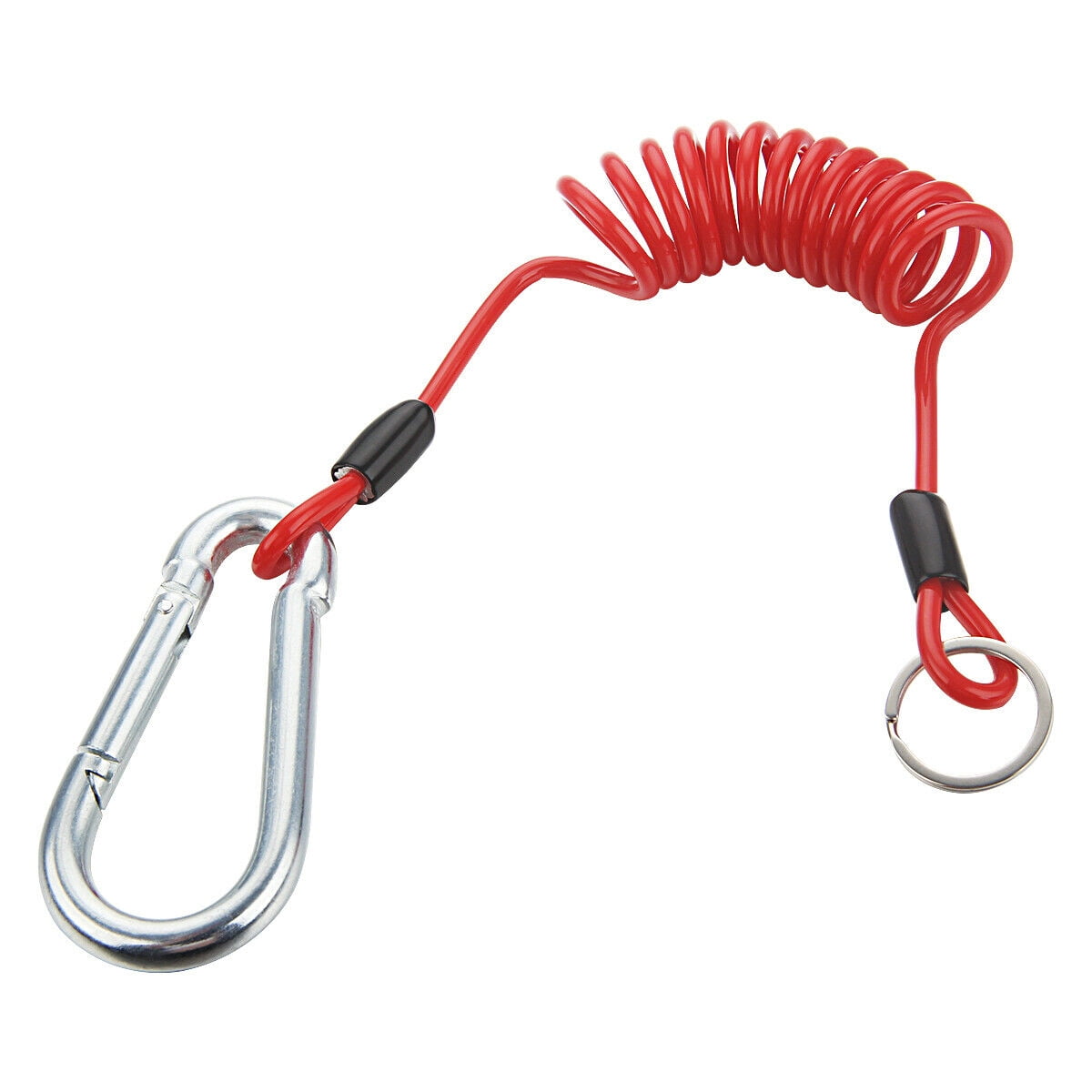 LCGP Trailer Breakaway Cable 4' Coiled Safety Cables For RV Emergency