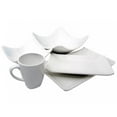 thumbnail image 1 of LCM Home Fashions 5-Piece Dinnerware Set - White, 1 of 2