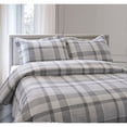 thumbnail image 1 of ArtLover Grey Plaid Quilt Set - Twin GREY King 3 Piece Casual, 1 of 5