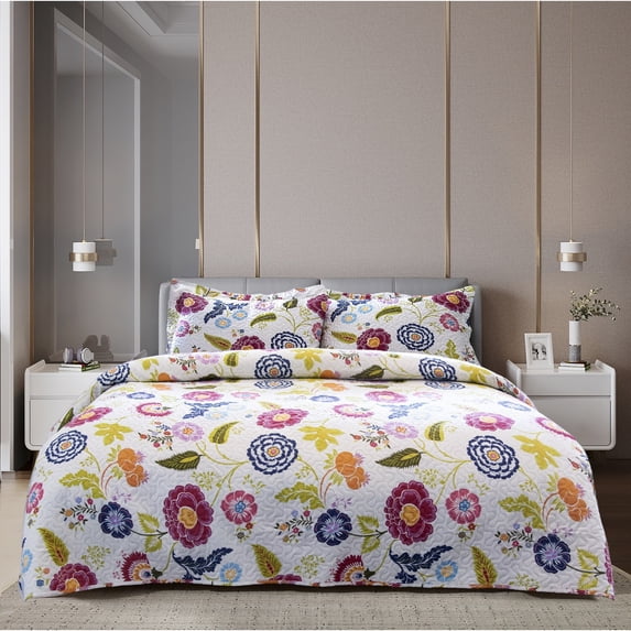 LCM Home Fashions, Inc. Amber Quilt Set King 3 Piece