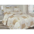 thumbnail image 1 of ArtLover Patchwork Yellow Quilt Set - Twin, 1 of 3