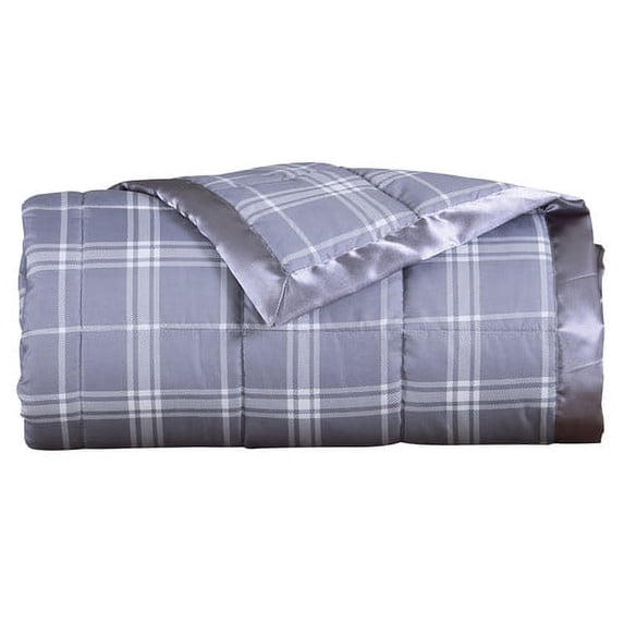 LCM Home Fashions Plaid Down Alternative Blanket