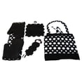 thumbnail image 1 of Le Chef  4-piece Dot Apron Set RED, 1 of 4