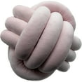 thumbnail image 1 of LCM Home Fashions Soft Home Decorative Plush Knott Pillow Ball Pillow Cushions - N/A Pink, 1 of 5