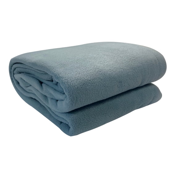 LCM Home Supreme Warmth Fleece Blanket Grey Full / Queen Fleece Traditional