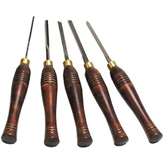 LCMINI2 Lathe Woodturning 5pc HSS Mini Chisel Set$$Tools & Hardware Other