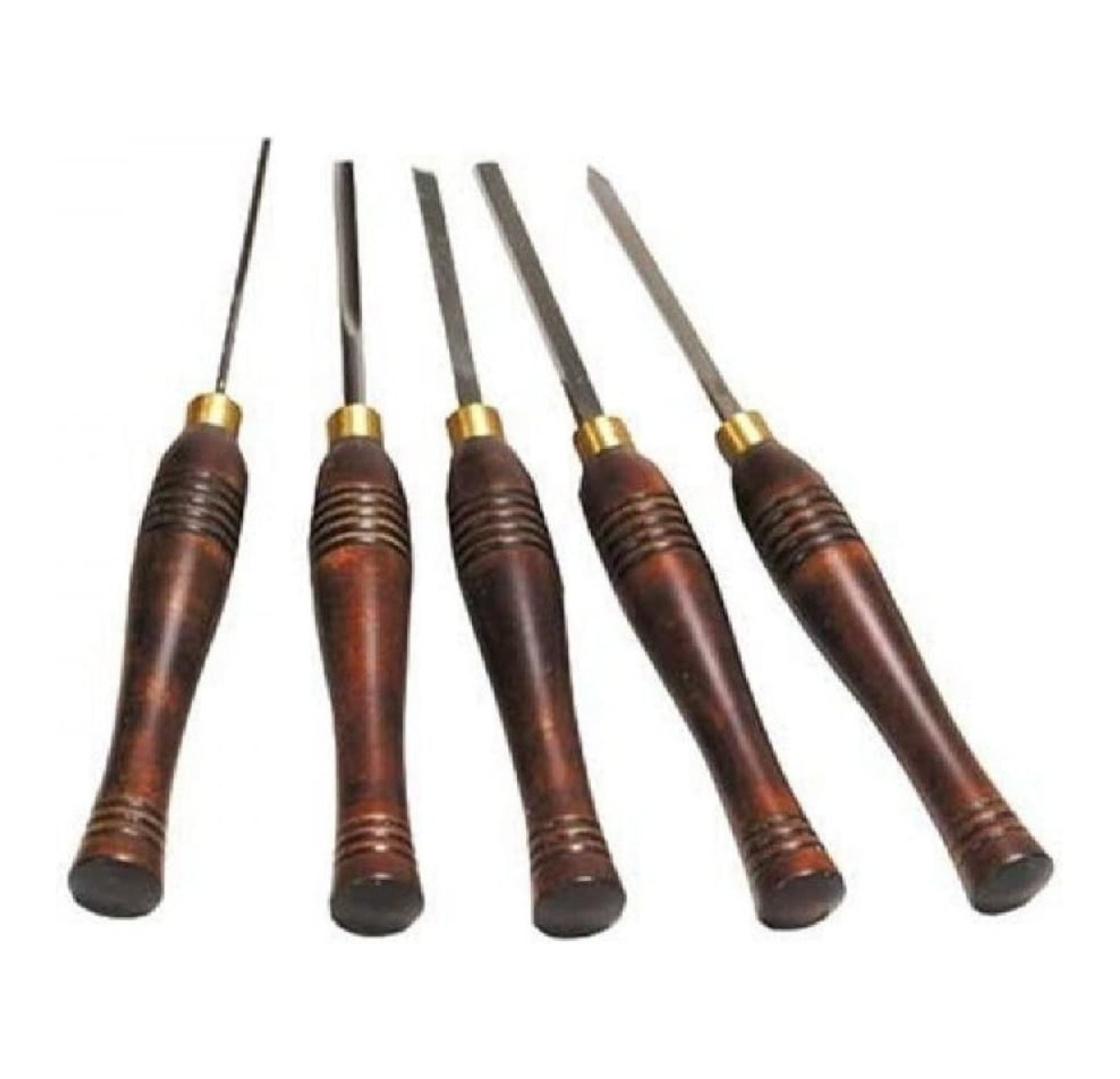 LCMINI2 Lathe Woodturning 5pc HSS Mini Chisel Set,one color - Walmart.com