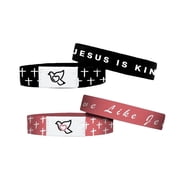 kumamart NFC Bible Verse Wristband, Inspirational Christian Religious Bracelet Accessory Gift for Teens Men Women