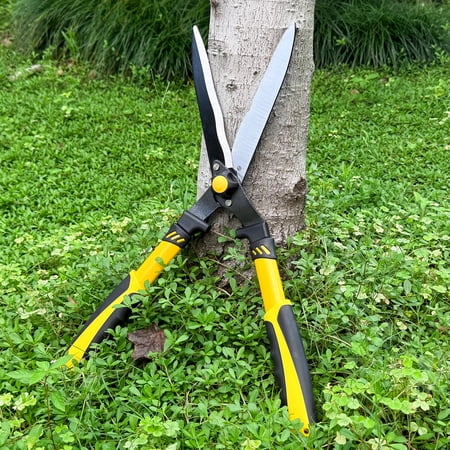 LCOKEIY 22-inch Hedge Shears for Trimming Bushes & Shrubs, Heavy Duty Garden Shears Hedge Clippers with Sharp Steel Blades