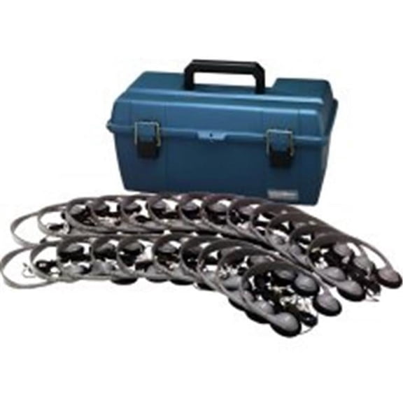 LCP - 24 - MS2L Lab Pack- 24 MS2L Personal Headphones in a Carry Case