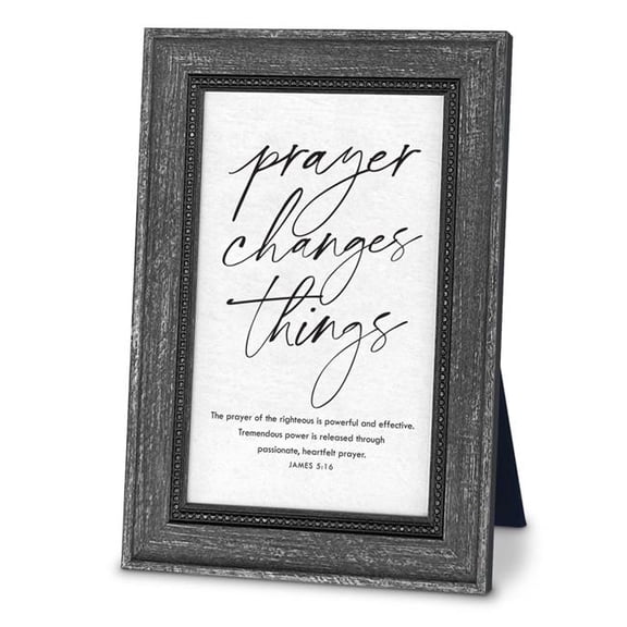 LCP 40275 Plaque Prayer Changes Things James 5:16