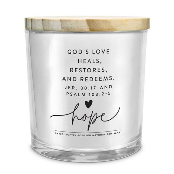 LCP 35039 Soy Candle Gods Love Heals 13Oz