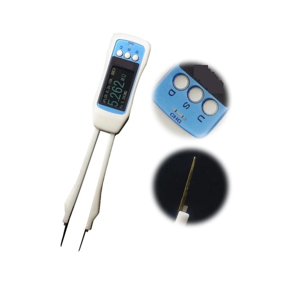LCR Bridge Meter Digital Display Handheld Smart SMD Tweezers High Precision Capacitance Inductance Resistance Tester ,Easy to Use