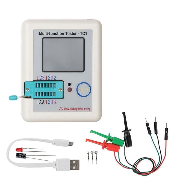 LCR-TC1 Transistor Tester ESR Capacitance Meter Electronic V8L4 HOT NPN Fast E3I9