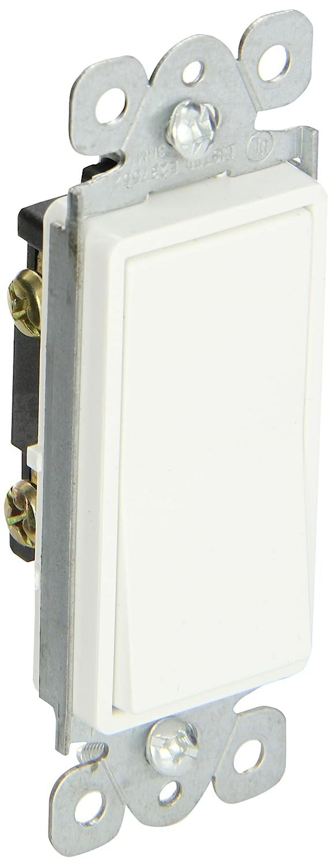 LCS115M Momenatry Rocker Switch, 120/277V, 15A, SPST, White - Walmart.com