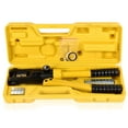 thumbnail image 1 of LCyindu 12T Hydraulic Wire Crimping Tool Cable Lug Terminal Crimper w/8 Dies YQK-120, 1 of 7