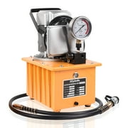 LCyindu Hydraulic Electric Pump 8.4Quart 2.1Gallon Single Acting Hydraulic Electric Pump 750W 10000 PSI 110V Manual Valve 8L Hydraulic Power Pack Cylinder Portable Pump for Single Acting Cylinders