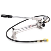LCyindu Hydraulic Hand Pump 900cc 10000Psi with Pressure Guage Single Acting Hydraulic Lifting Pump 900cc Capacity for Hydraulic Tools