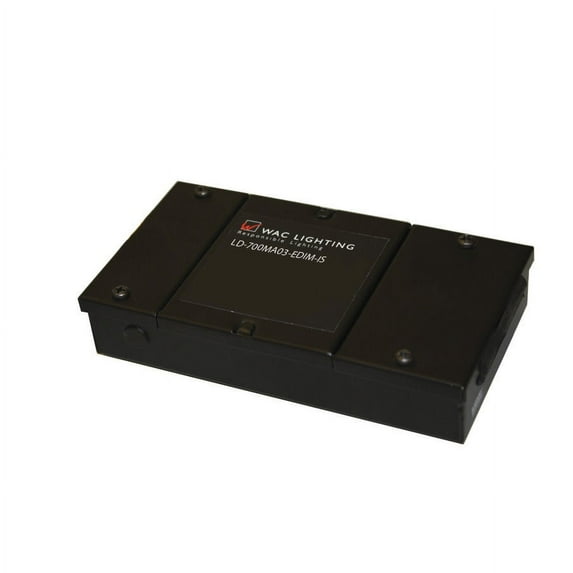 LD-700MA03-EDIM-IS-WAC Lighting-Accessory-3W Dimmable Electronic Transformer-1.63 Inches Wide by 1.13 Inches High