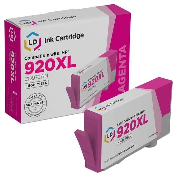 LD Compatible Replacement CD973AN 920XL Magenta Inkjet for HP Officejet 6000 6500 6500a 7500a