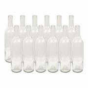 LD Carlson 750mL Clear Bordeaux Punted Bottles 12/Case