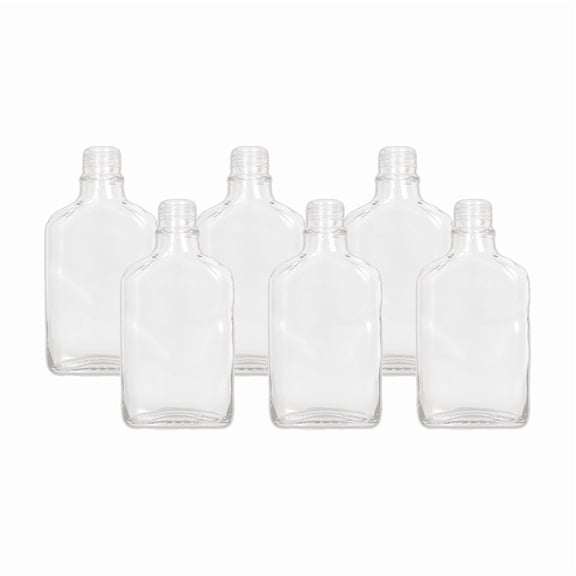 LD Carlson Glass Flasks 200 mL - 6/Case