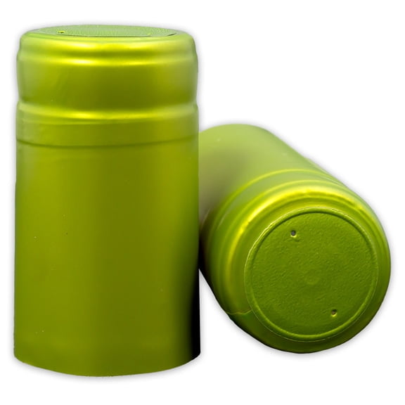 LD Carlson Metallic Lime Green PVC Shrinks 500 Count