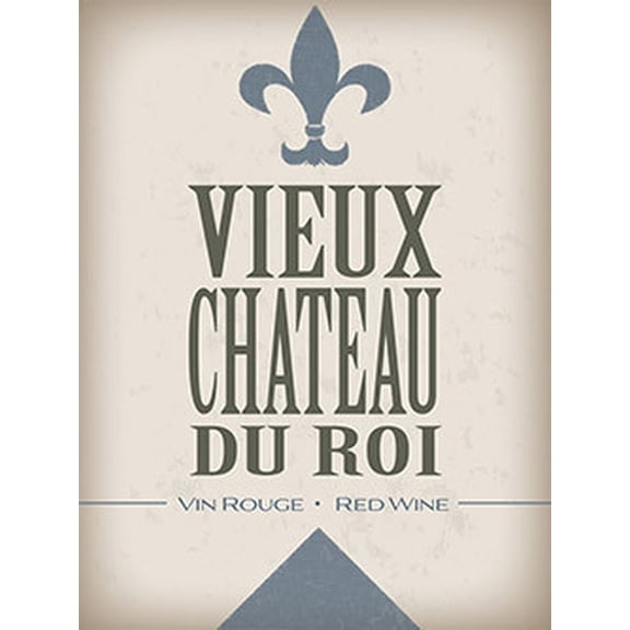 LD Carlson Vieux Chateau Du Roi Wine Labels 30 ct